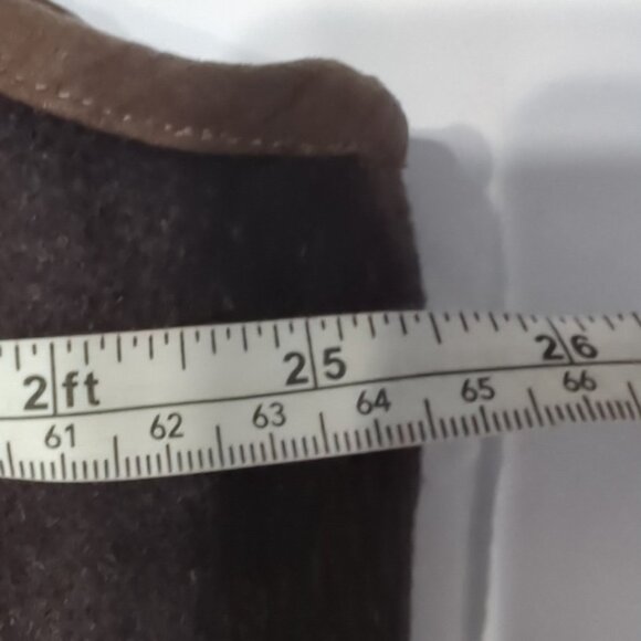 Daniel Cremieux Men's Vest Reversible Wool Cashmere Brown Outdoor Rugged Zip XL - Picture 3 of 11